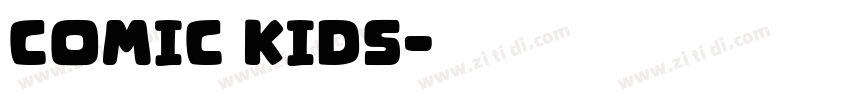 COMIC kids字体转换